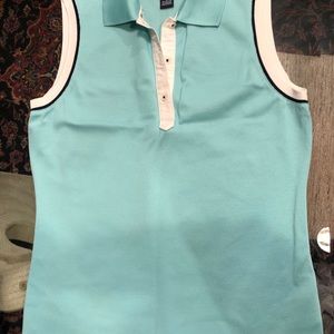 Brooks brothers sleeveless collar shirt